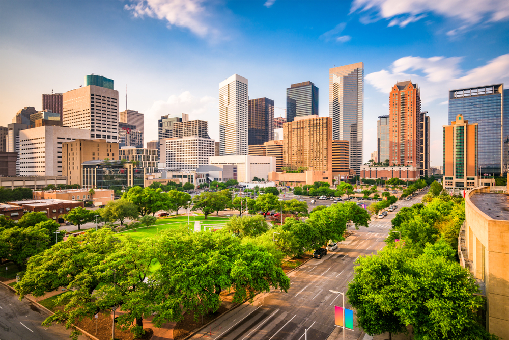 Foto panoramica de Houston, Texas