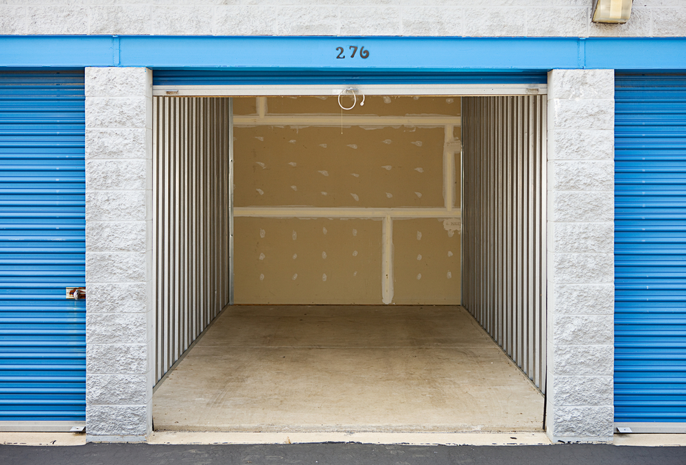 empty storage unit