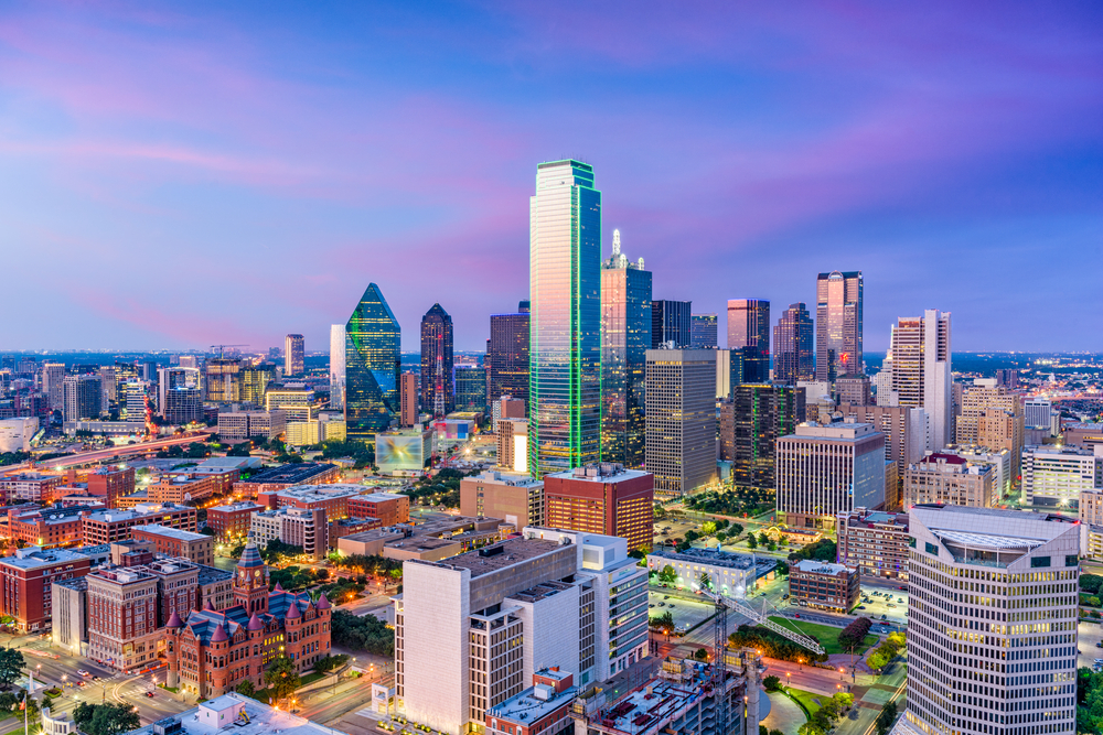 dallas, texas sky line