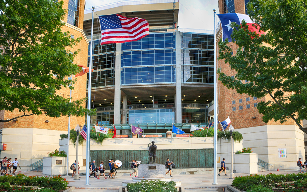 Longhorn stadium at UT